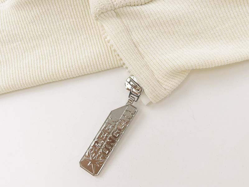 Fashion Embroidery Zip Up Streetwear Hoodies