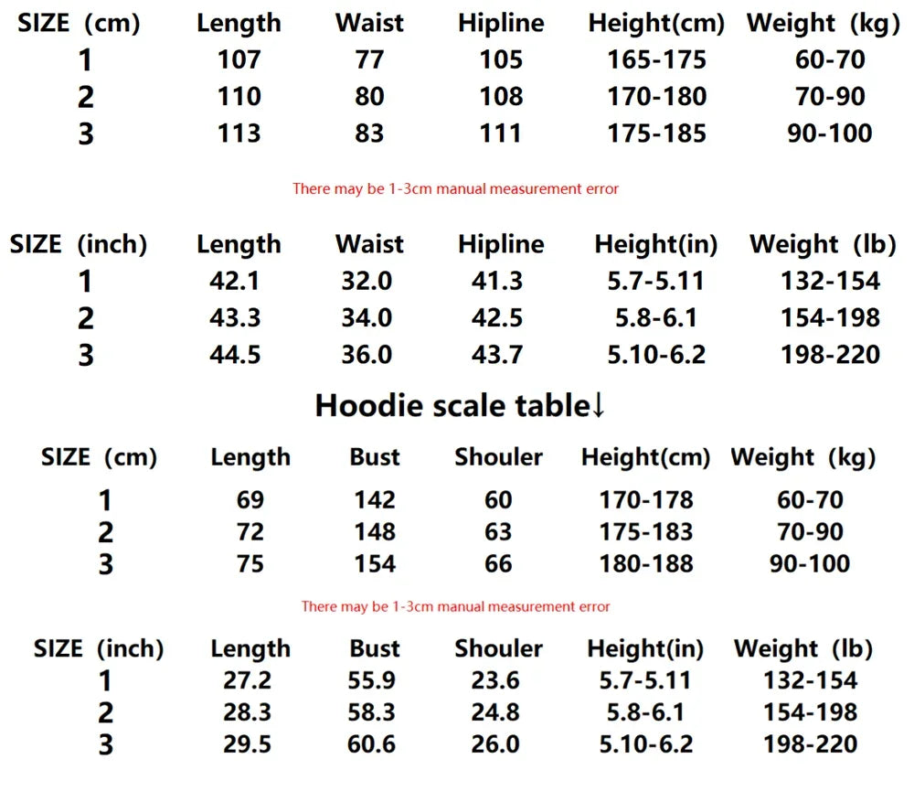 Bully Streetwear Oversize Vintage Loose Hoodie Pants Set