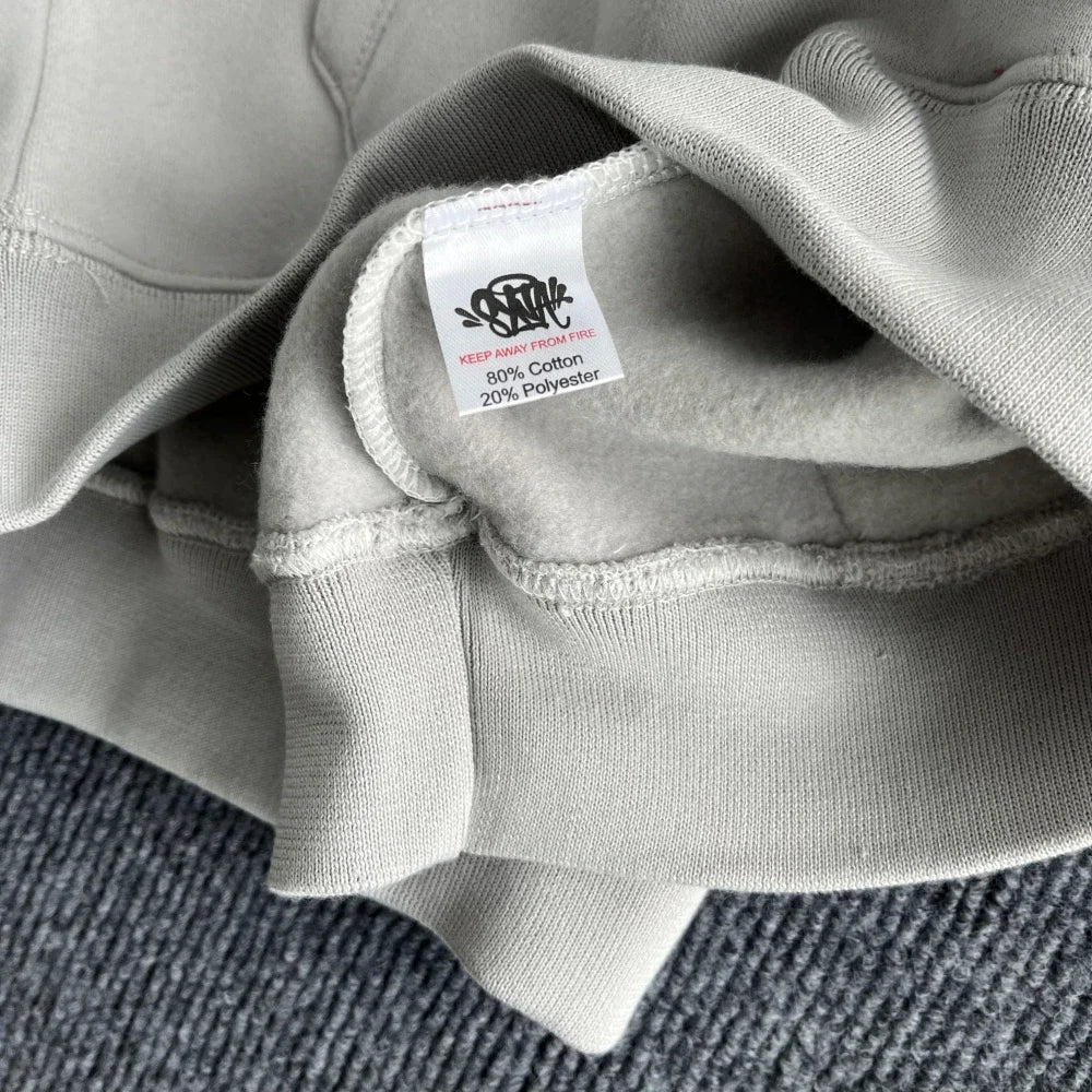 "Sy-world" Cotton Casual Loose Tracksuit