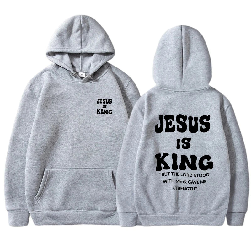 Jesus Is King Christian Hoodies
