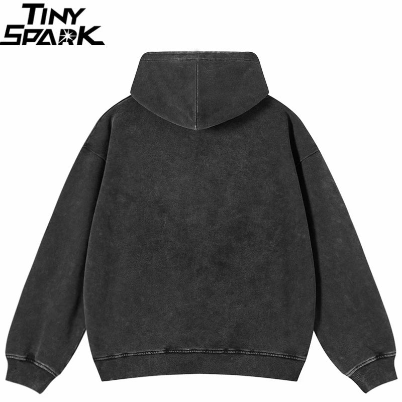 CyberPunk Oversized Graphic Hoodie