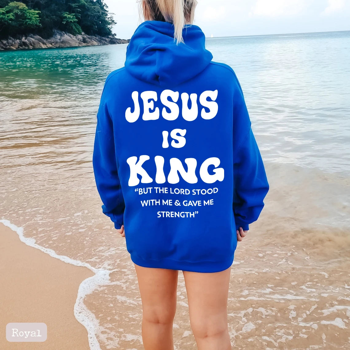 Jesus Is King Christian Hoodies