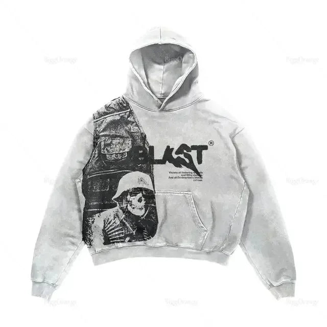 Oversized Streetwear Hoodie Vintage Astro world Streetwear