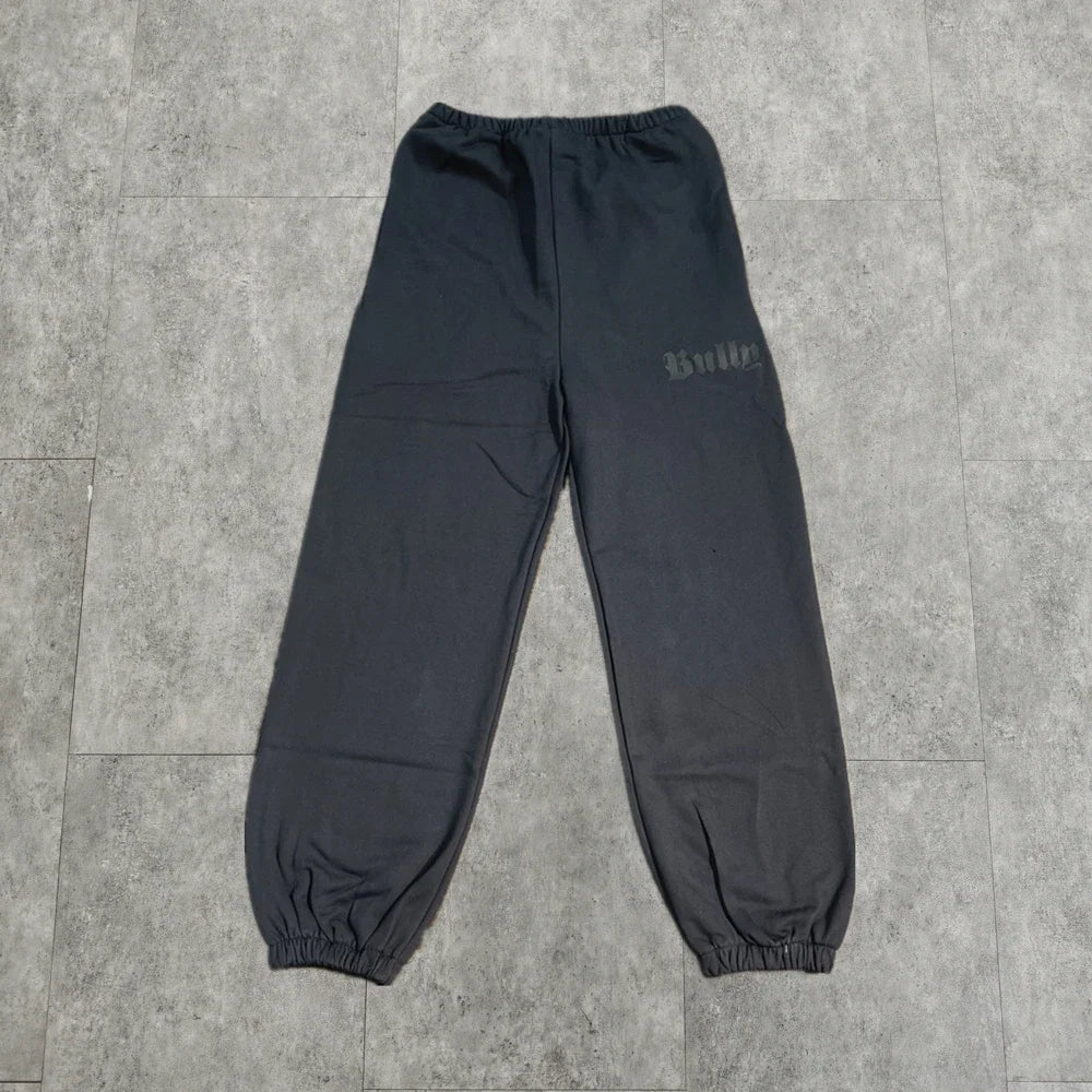 Bully Streetwear Oversize Vintage Loose Hoodie Pants Set