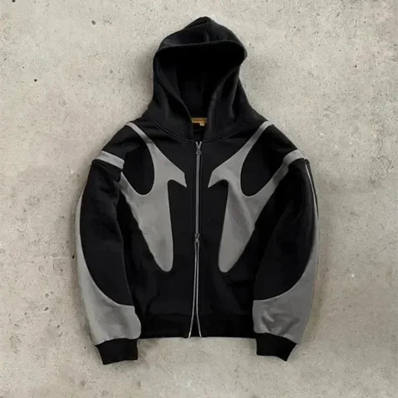 Cozy Energy Hoodie Y2k Couple Zipper Hoodies Street Clothing