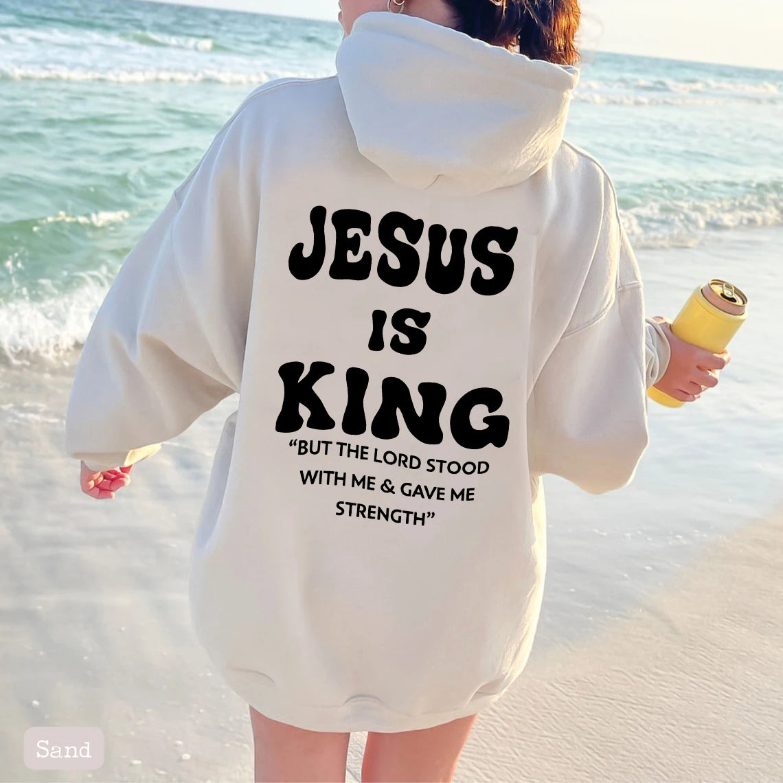 Jesus Is King Christian Hoodies