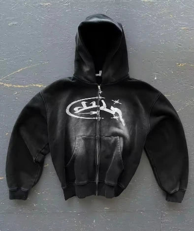 High Quality Streetwear Zip-up Hoodie Designs