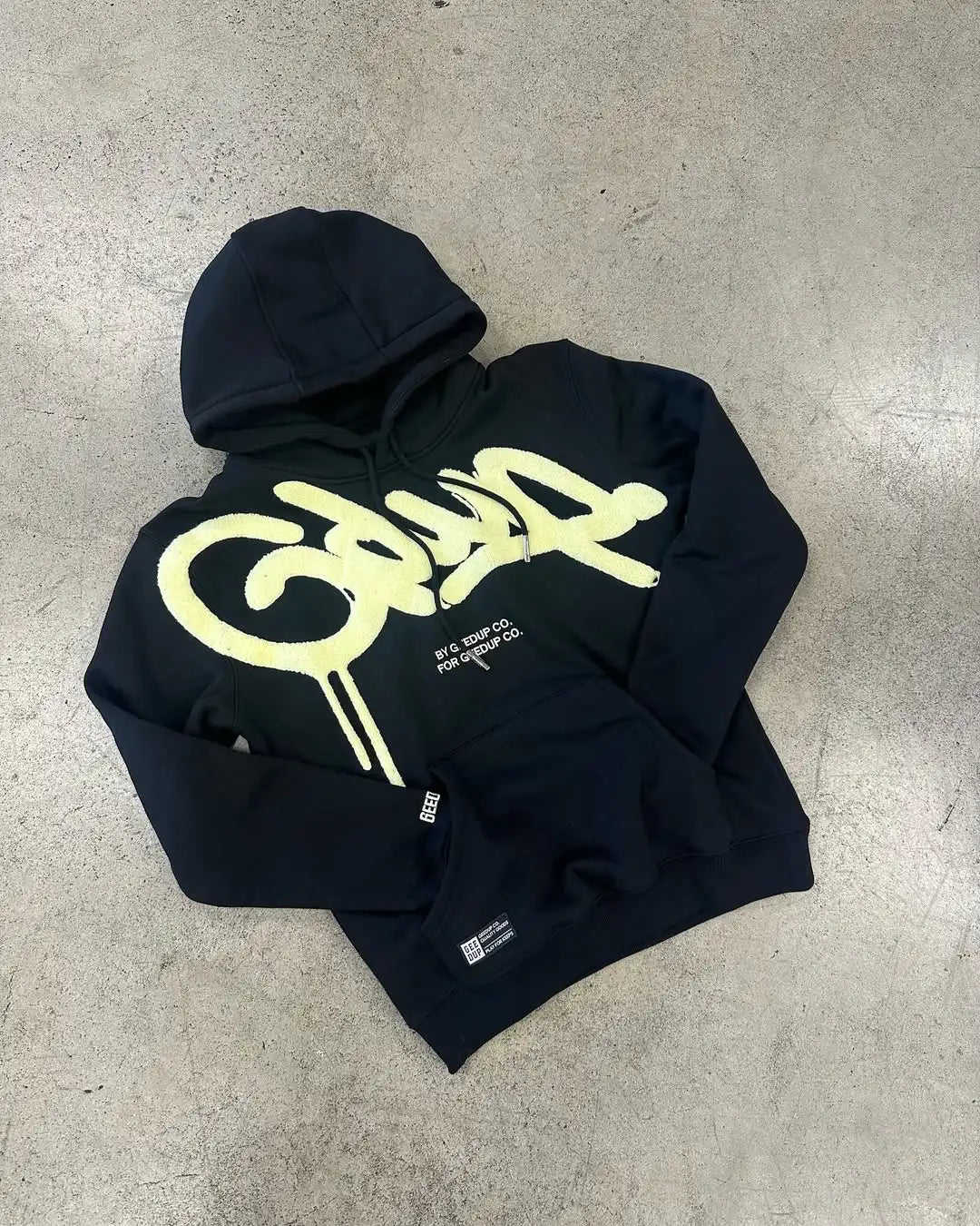 GEEUP Graffiti Logo Hooded Sweatshirts