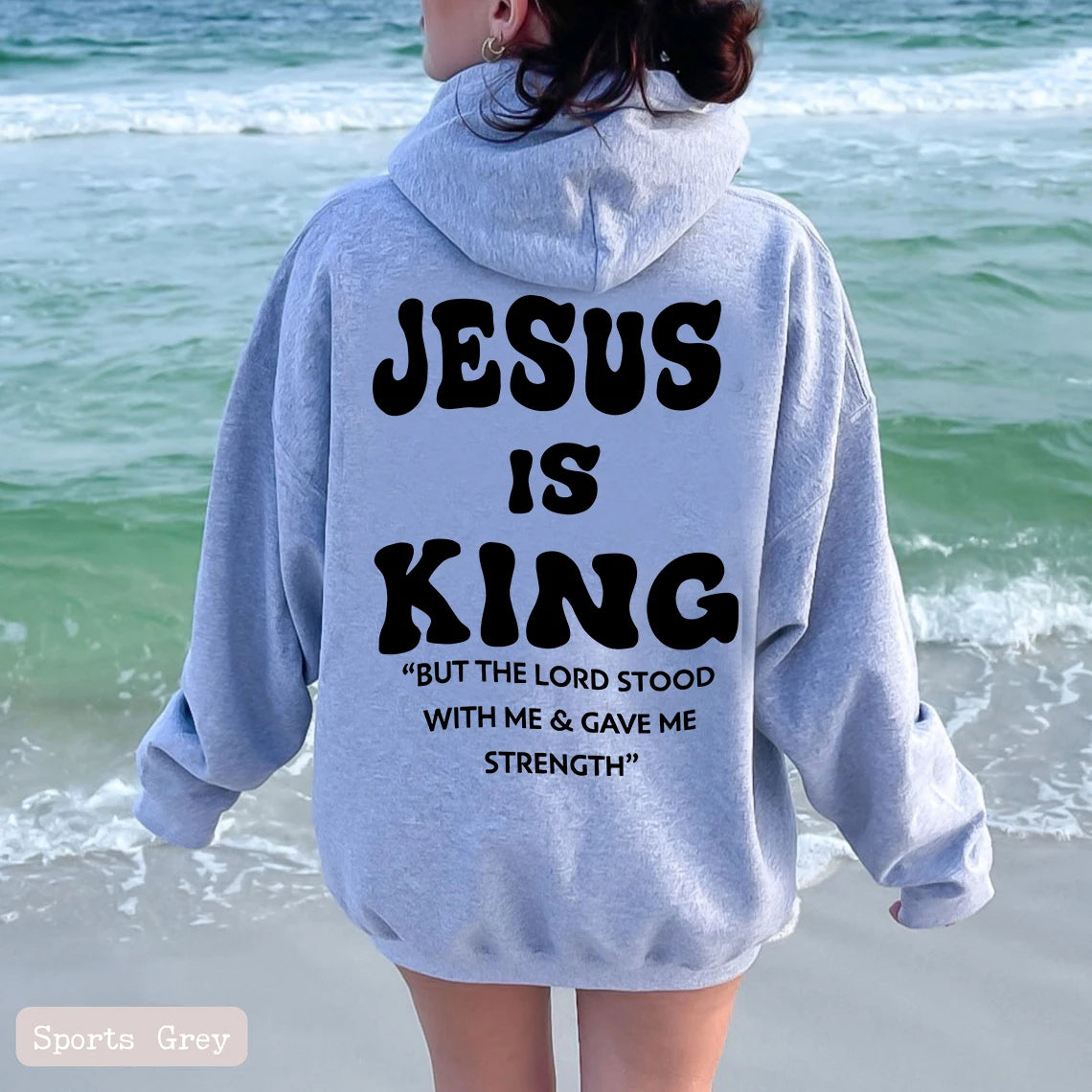 Jesus Is King Christian Hoodies