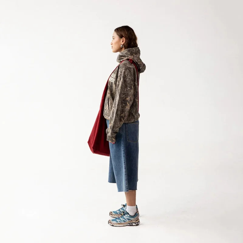 Oversized Camouflage Streetwear Pullover