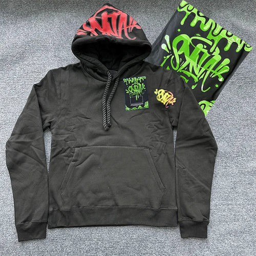 "Sy-world" Cotton Casual Loose Tracksuit