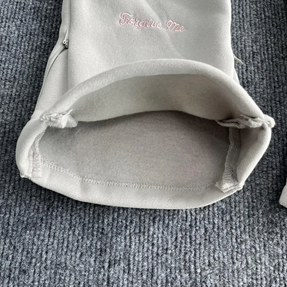 "Sy-world" Cotton Casual Loose Tracksuit