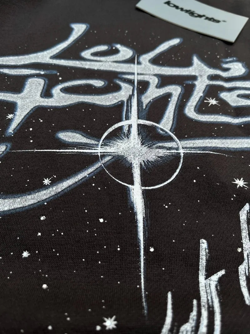 High Quality Oversized Lo-Lights Hoodie Street Fashion