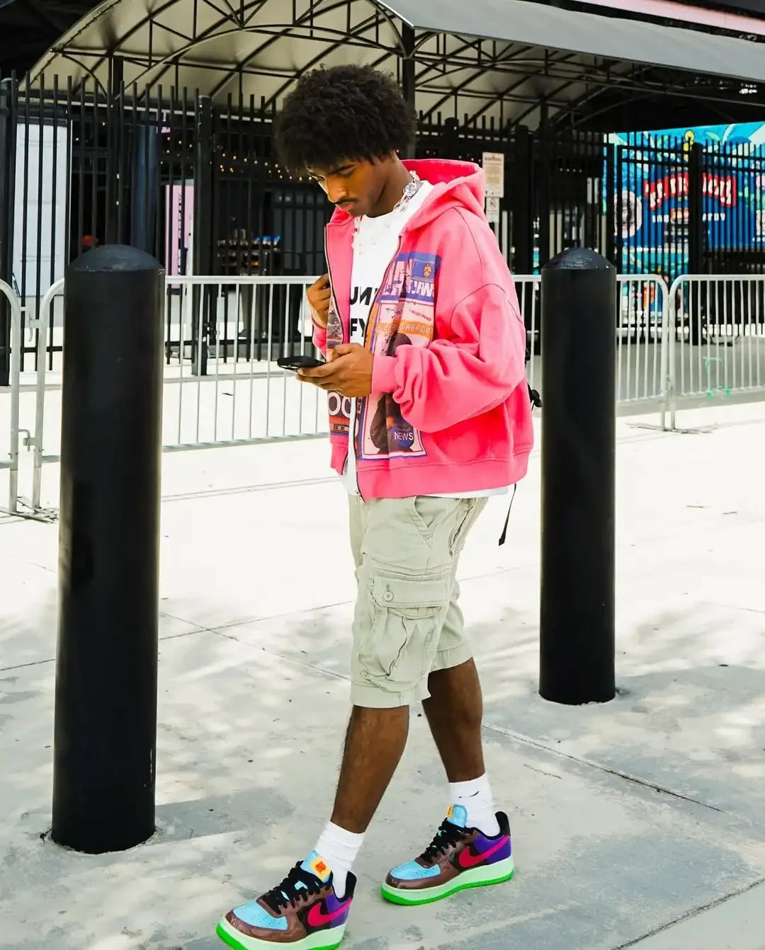 Retro Streetwear Fashion Printed Hoodie