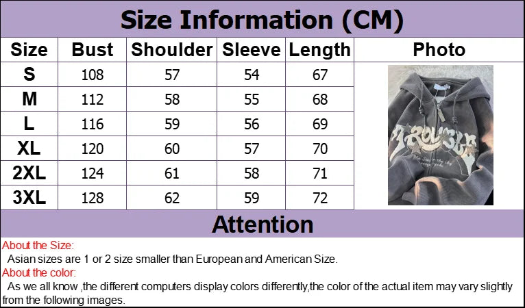 Fashion Embroidery Zip Up Streetwear Hoodies