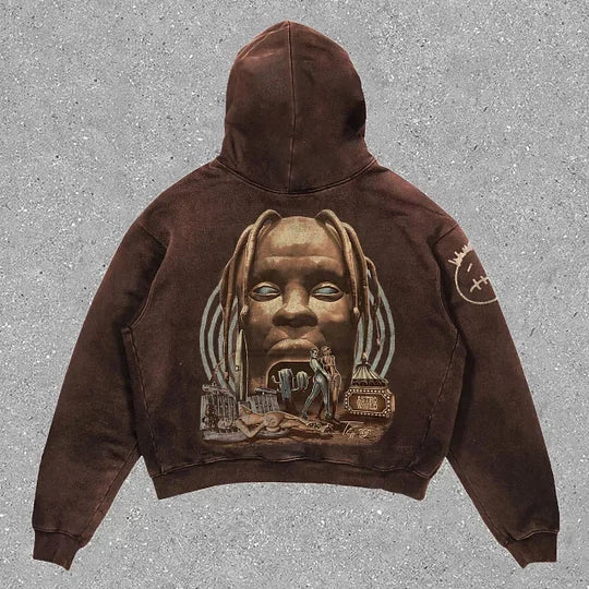 Oversized Streetwear Hoodie Vintage Astro world Streetwear