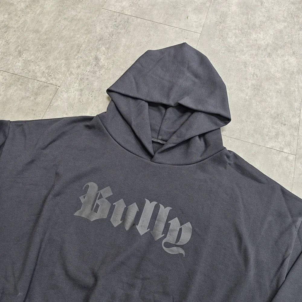 Bully Streetwear Oversize Vintage Loose Hoodie Pants Set